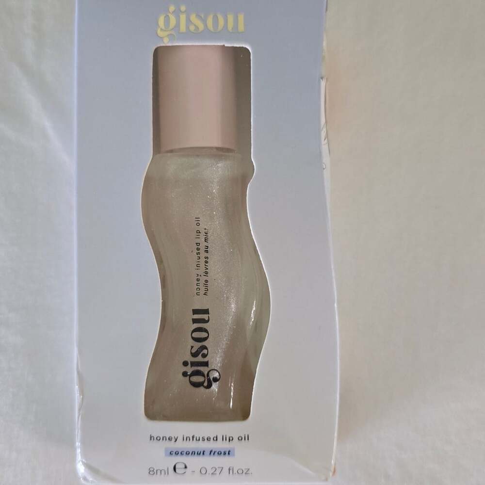 Gisou Honey Infused Lip Oil Coconut Frost